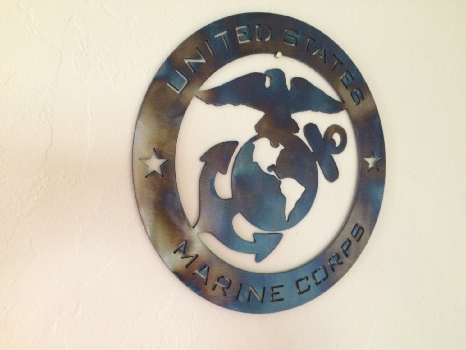 US Marine Corps USMC Metal Wall Art Decor