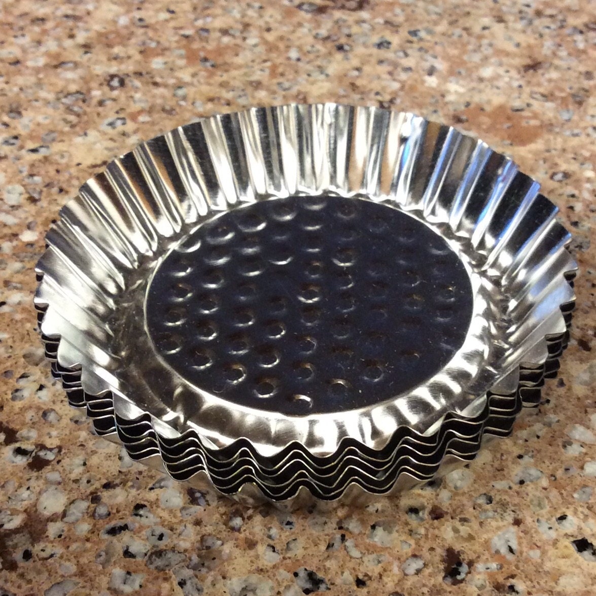 Tart tins embossed tart tins vintage fluted ruffled tart