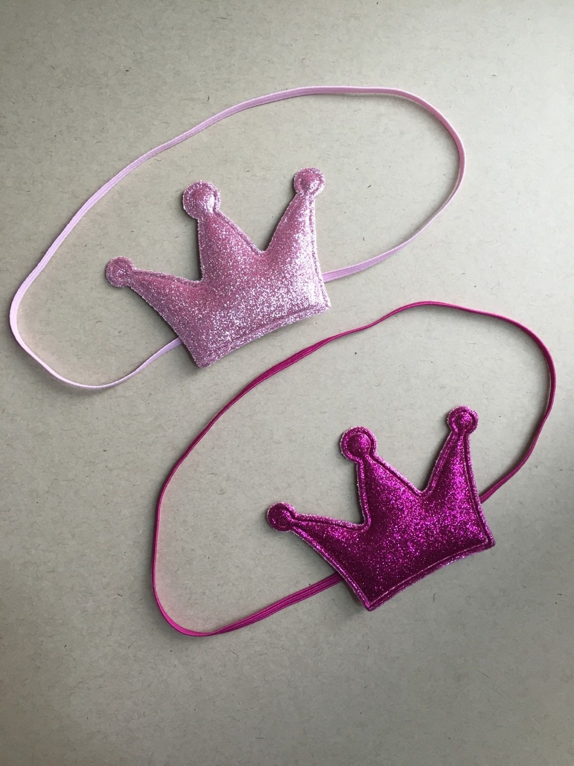 Glitter Crown Headband by TinyTensBows on Etsy