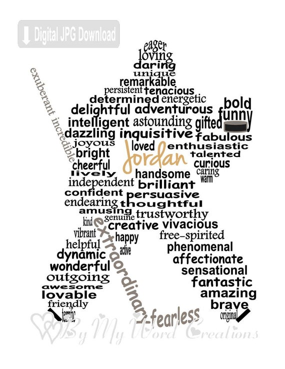 Hockey Goalie Art Boy Hockey Goalie Word Art Hockey Player