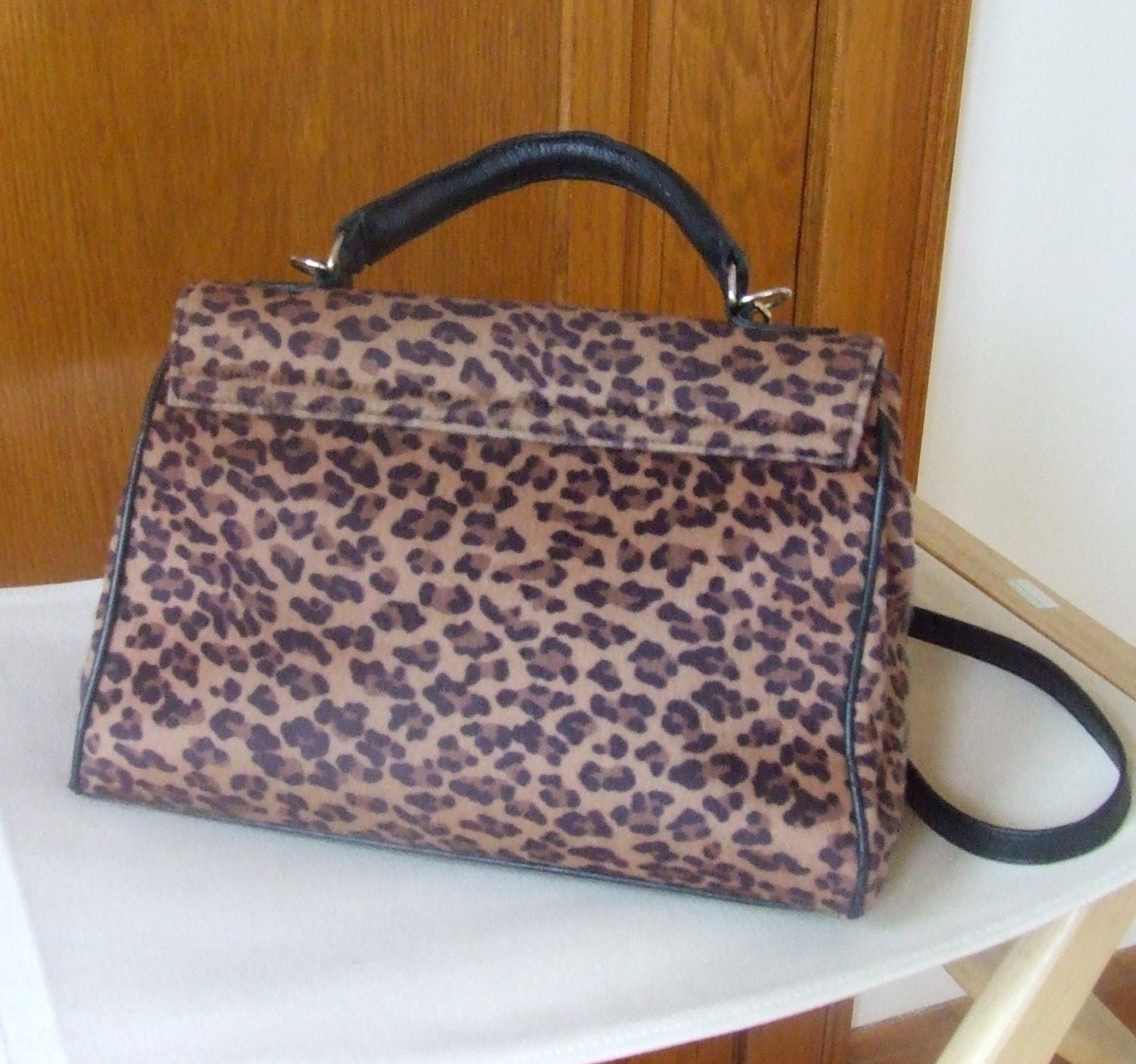 simply southern leopard purse