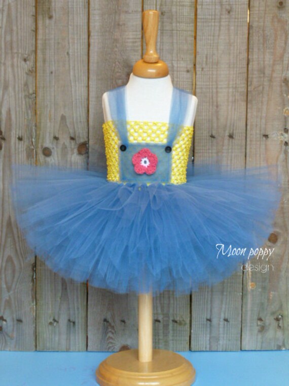Handmade Tutu Dress Baby Tutu Dress Blue/ by MoonPoppyDesign