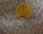 Moon Jewelry Mold, Silicone mold, craft mold, porcelain, resin, jewelry mold, food mold, pop up mold, clays mold, flexible, charms