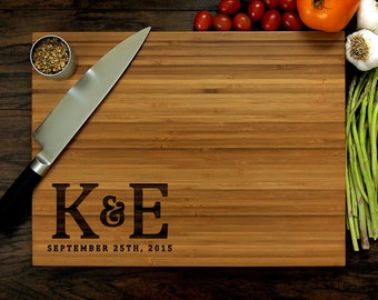 Personalized Cutting Board 12 X 16 Inches Custom Wedding Gift Initial Monogram Personalized Cutting Board 12 X 16 Inches Custom Wedding Gift Initial Monogram
