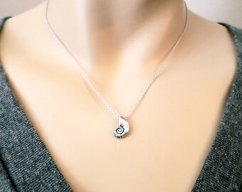 Silver, Ariel voice, Seashell, Necklace, The little mermaid, Shell, Necklace, Cute, Birthday, Best friends, Friendship, Gift, Jewelry