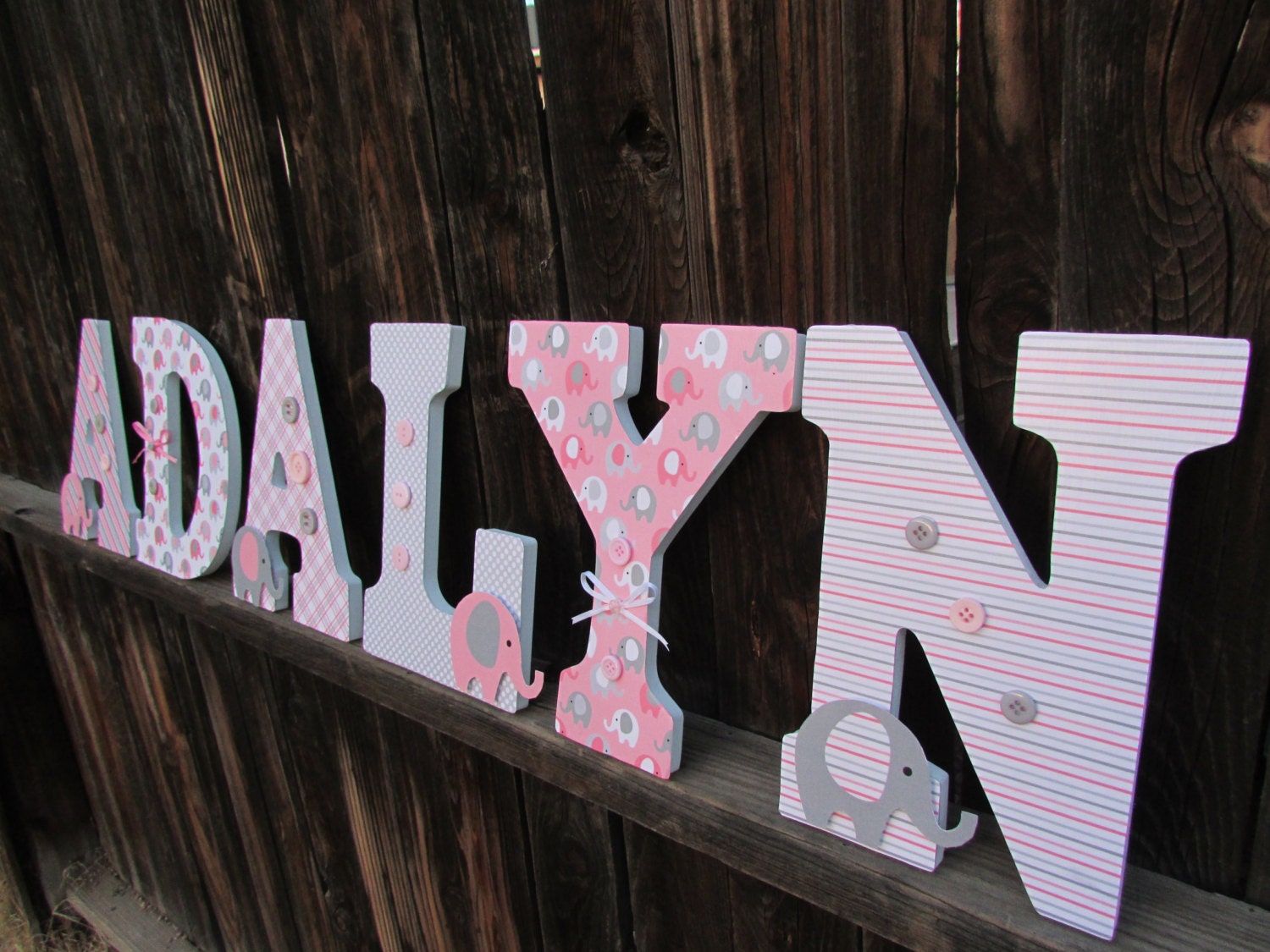 Wall Art Letters Custom Letter Art by on Etsy