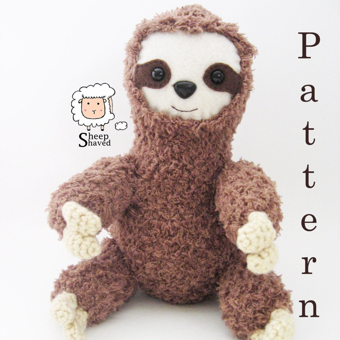 Crochet Sloth Amigurumi Pattern PDF format