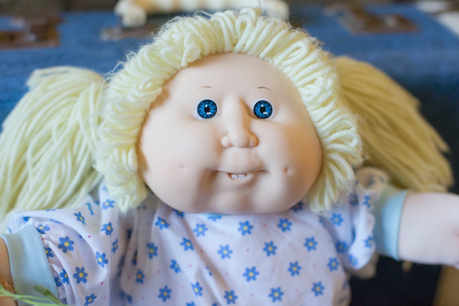 Cabbage Patch With Yarn Hair