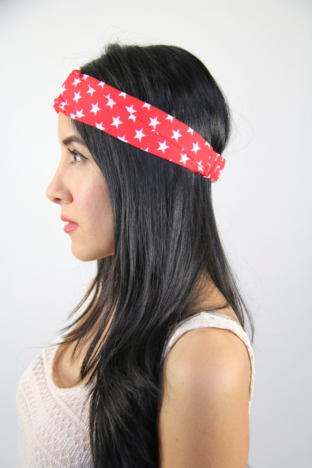 Star Headband USA headband America Headband Head wrap 4th by Ulous