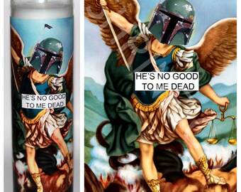 Boba Fett Celebrity Prayer Candle
