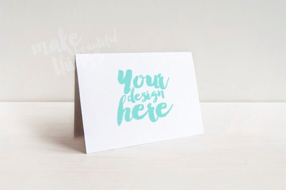 Download 5x7 or A6 Card mockup / Styled stock photography / Instant