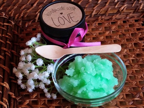 Cucumber Melon Sugar Scrub By Hellobeautifulbylee On Etsy 