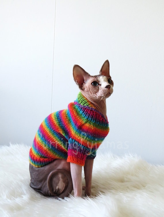 Cat clothes warm cat sweater sweater for cat clothes for