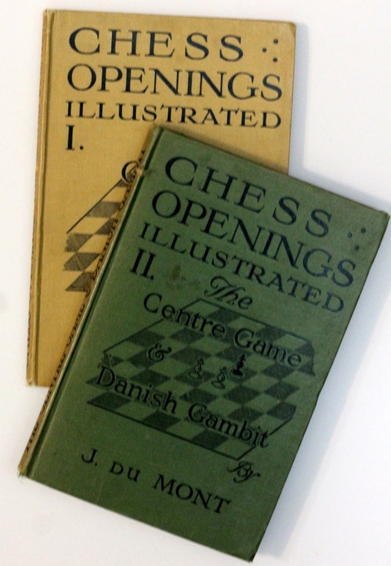 Antique Books Chess Openings Illustrated I by StrikingThirteen