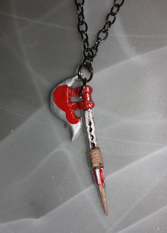 Buffy the Vampire Slayer necklace charm pendant Scythe