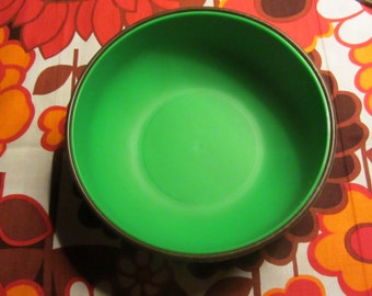 EMSA - West Germany - big salad bowl - tiki style - 1970s