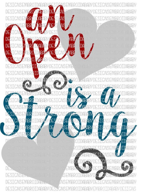 Download An Open Heart Is A Strong Heart SVG DXF PNG and eps Cutting