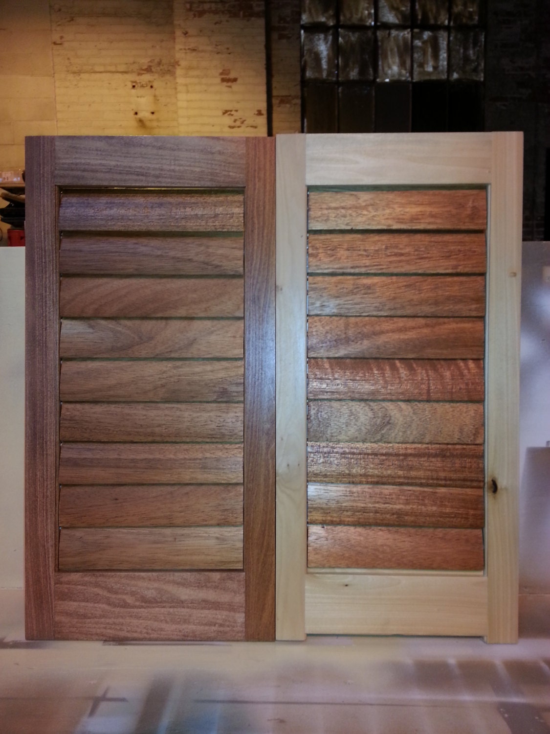 Plantation Shutters Solid Wood Unfinished Paint by theshuttershed