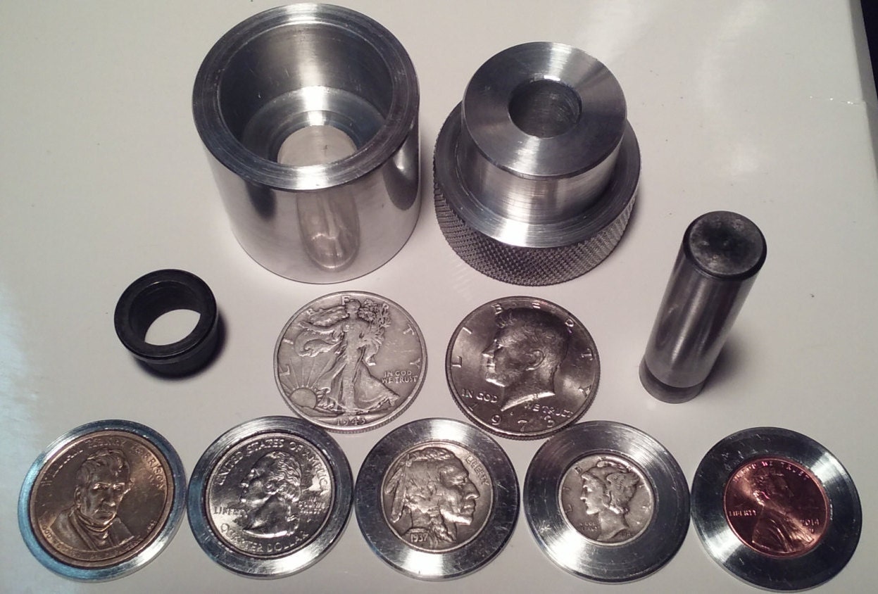 Coin Ring Center Punch For 50 Cent Piece. Comes With Your