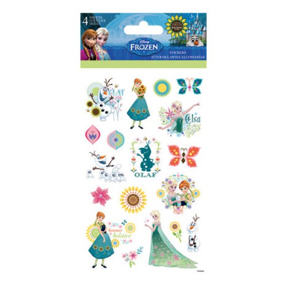 Frozen Fever Sticker Disney Frozen Sticker Anna Elsa