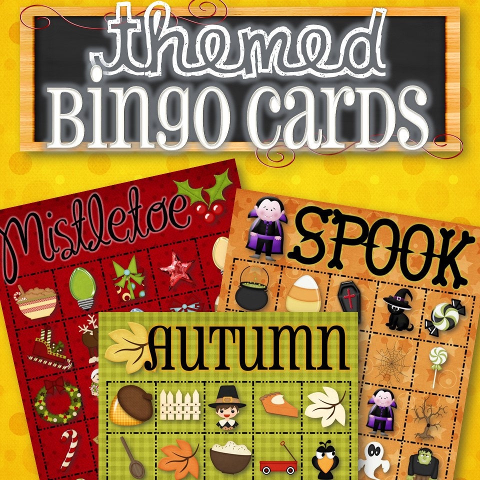 gambling theme bingo card sdguy1234