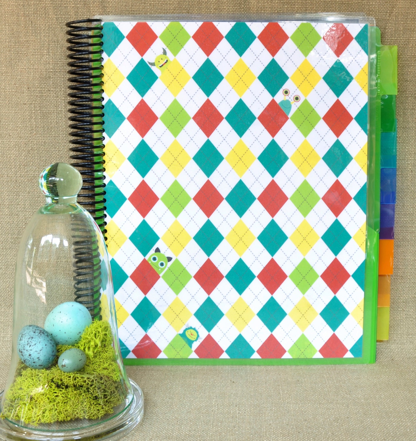 Spiral Bound Pocket Folder Organizer Book
