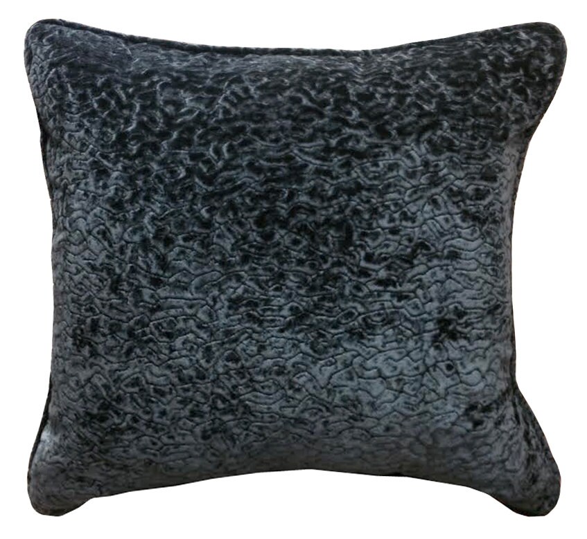 Black Velvet Pillow Decorative Pillow Velvet by SPCustomDrapery