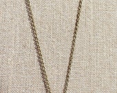 Antique style bronze owl locket pendant necklace