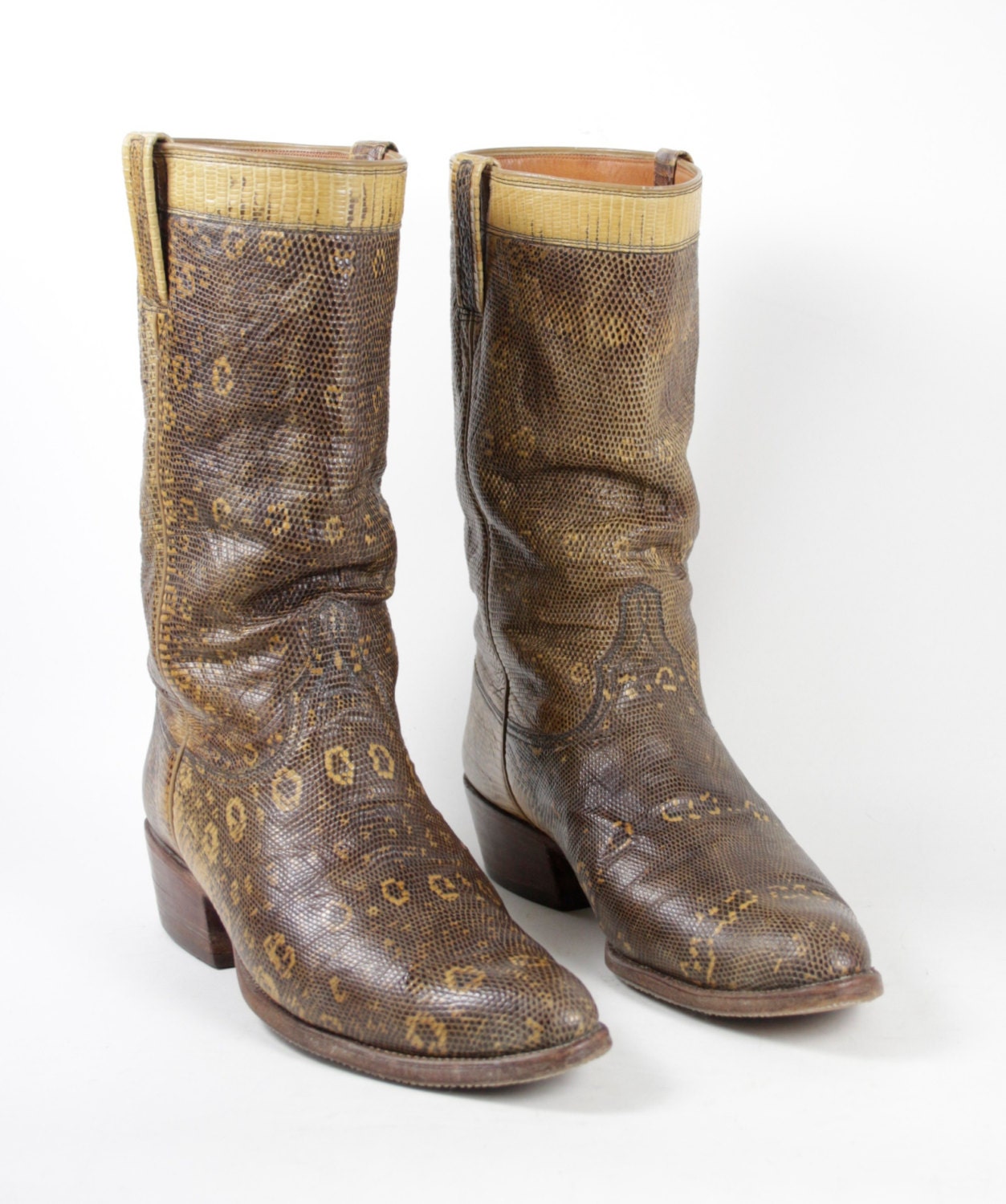 lucchese lizard skin boots