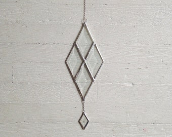Quiver Suncatcher - beveled glass suncatcher - stained glass - rainbows - prism - eco friendly