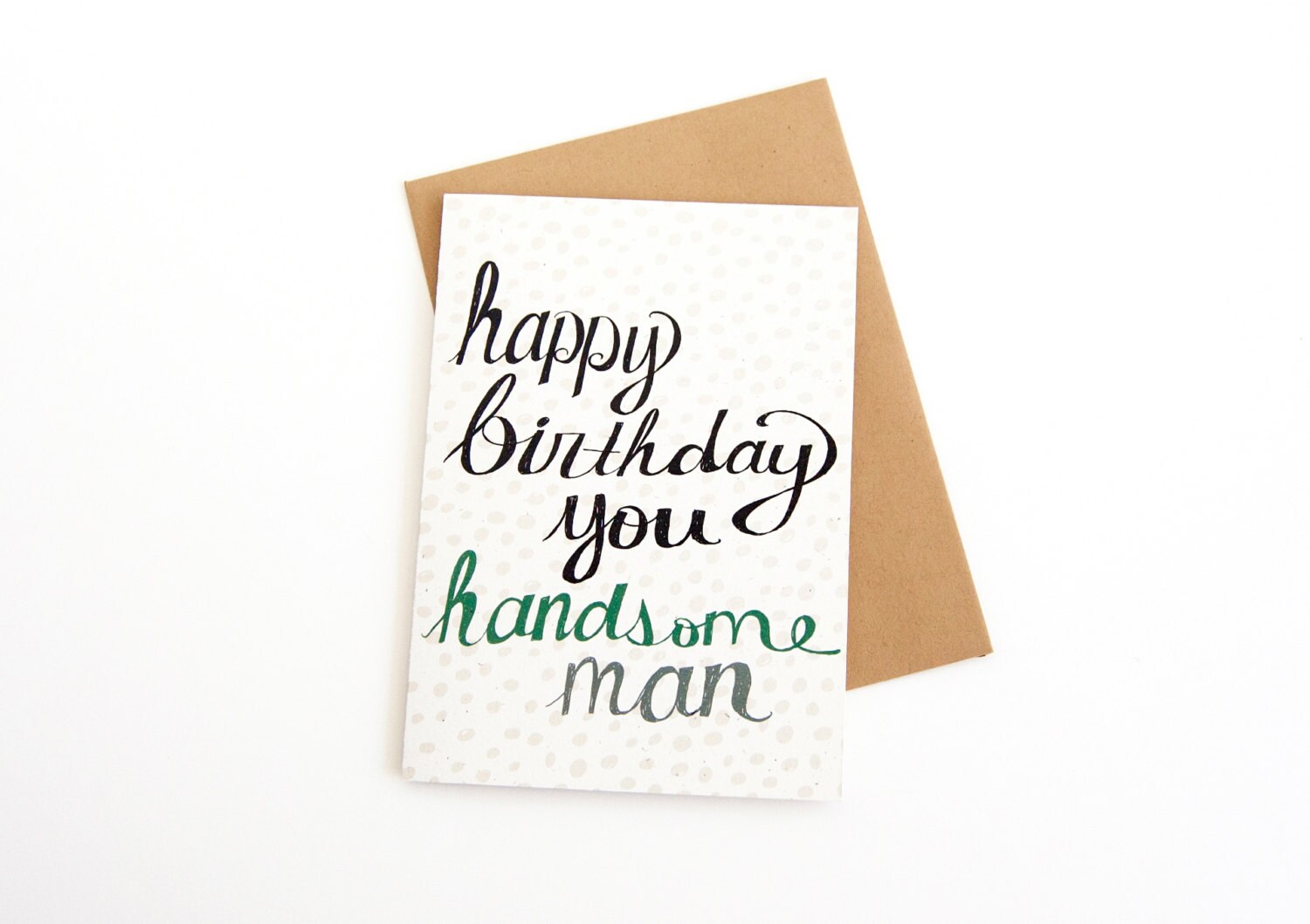 Boyfriend Birthday Card Husband Birthday Card Happy by KatieVaz