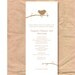 Printable Baptismal/Christening Invitation: Bird & Branch