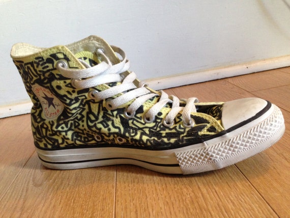 Doodle Converse by Dripped on Etsy