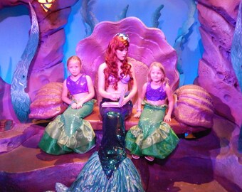 Ariel inspired Mermaid Costume