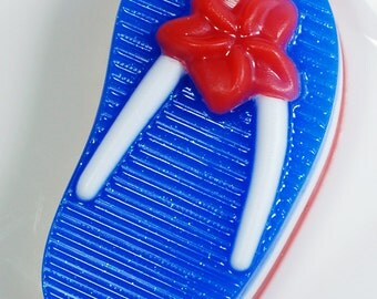 Novelty Soap, Flip Flop Soap, Kids Soap, Party Favors, Glycerin Soap, Melt and Pour Soap, Teen Gifts, Guest Soap, Beach Themed Gifts