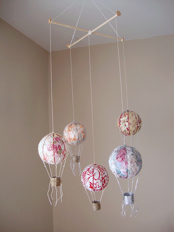 Hot air balloon decorations Nursery Decor Children Mobile