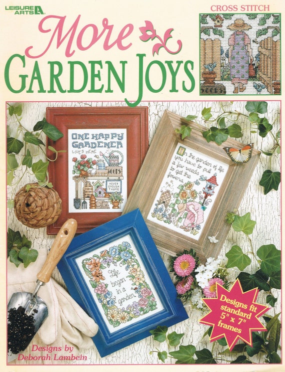 Items similar to CROSS STITCH PATTERN - More Garden Joys ...