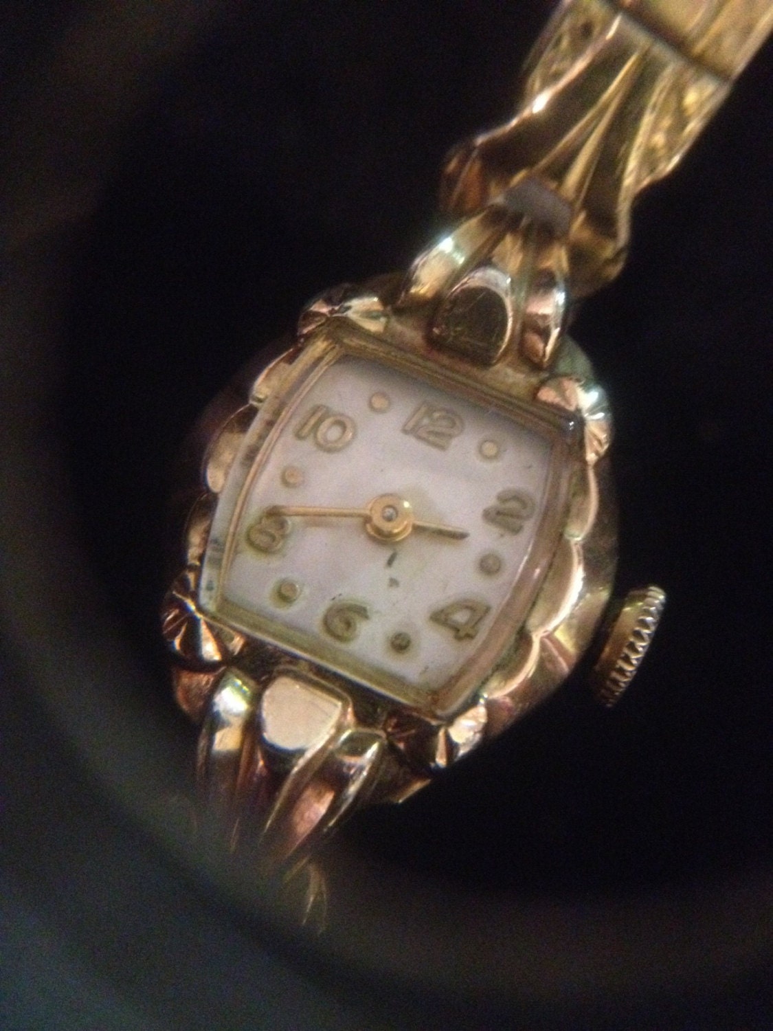 Vintage Bulova M5 10K RGP Bezel Ladies Wrist Watch Working