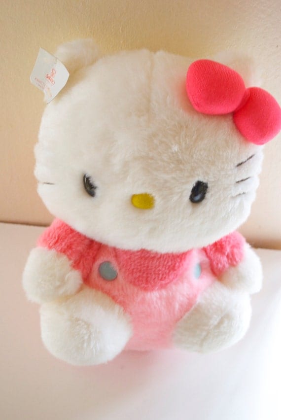 pink kitty stuffed animal