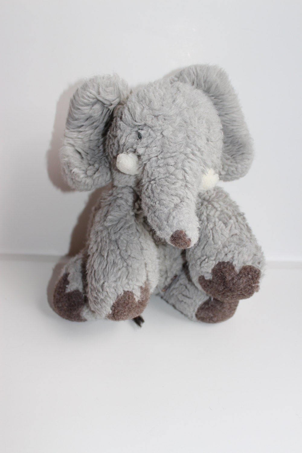 grey elephant stuffed animal