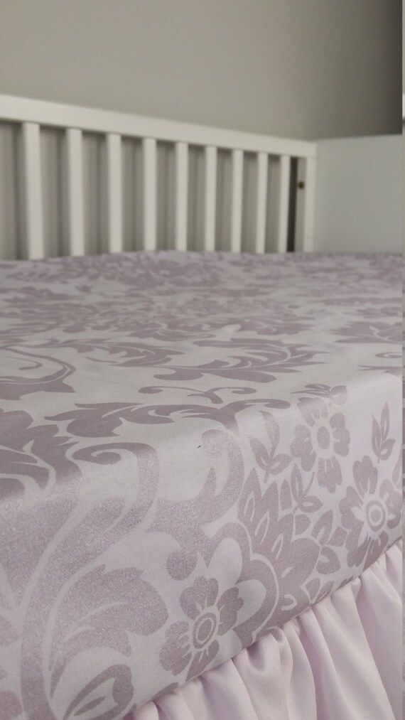 Items similar to Fitted crib sheet, purple, violet, crib sheet on Etsy