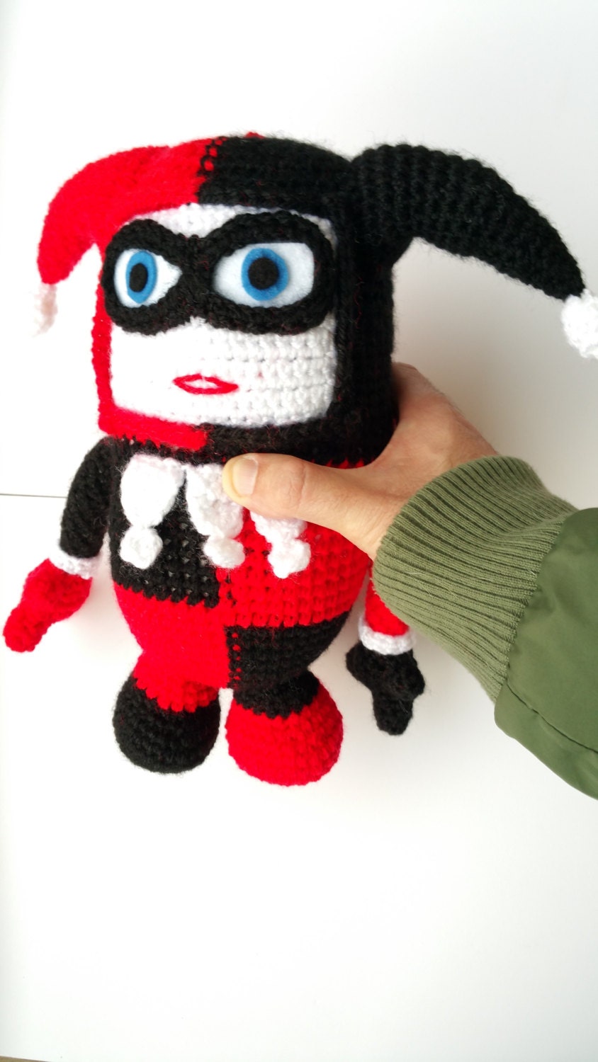 HARLEY QUINN AMIGURUMI 23 cm amigurumi muneco inspirado