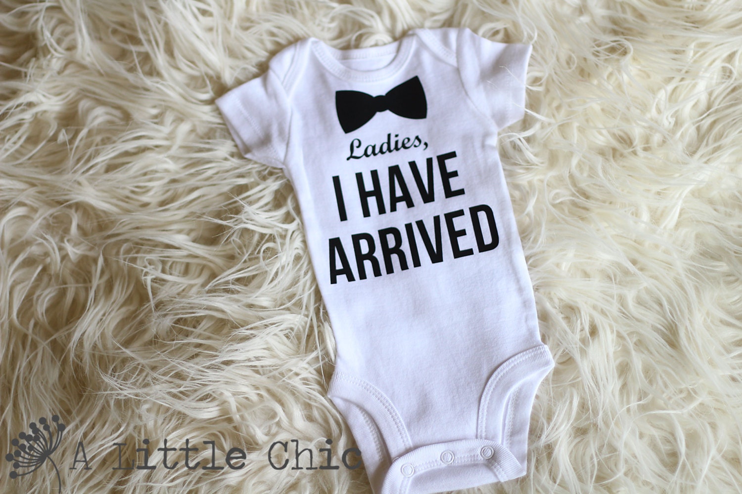 Ladies I have arrived Going Home Outfit Bowtie Newborn