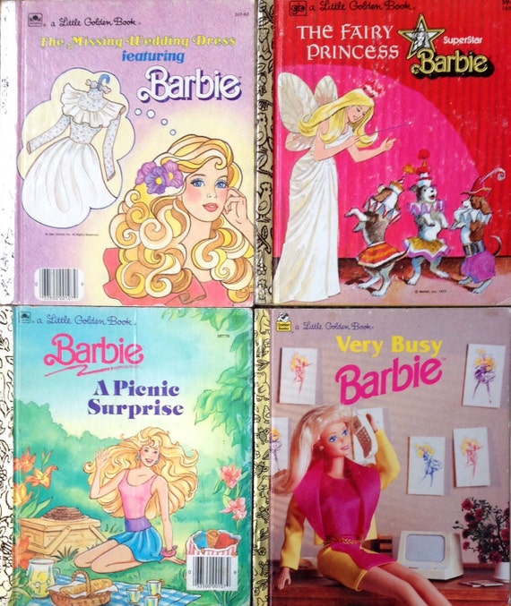 Items similar to Barbie Little Golden Book Set on Etsy