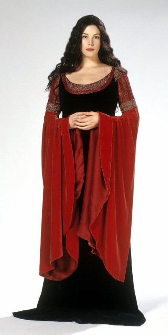 Arwen's Coronation Gown Or Blood Dress, Inspired By Lord Of The Rings
