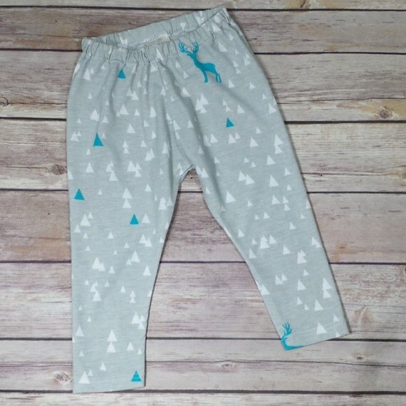 Baby and Toddler Leggings Deer and by SewingforSunshine on Etsy