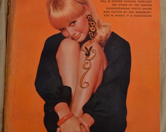 Vintage playboy magazine, MATURE, playboy October 1966, '60 playboy, '60 magazine, men's present, vintage playboy, old playboy magazine