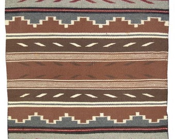 Native American Navajo Crystal Rug/Weaving by Marietta Begay, Ca. 1970s, #851