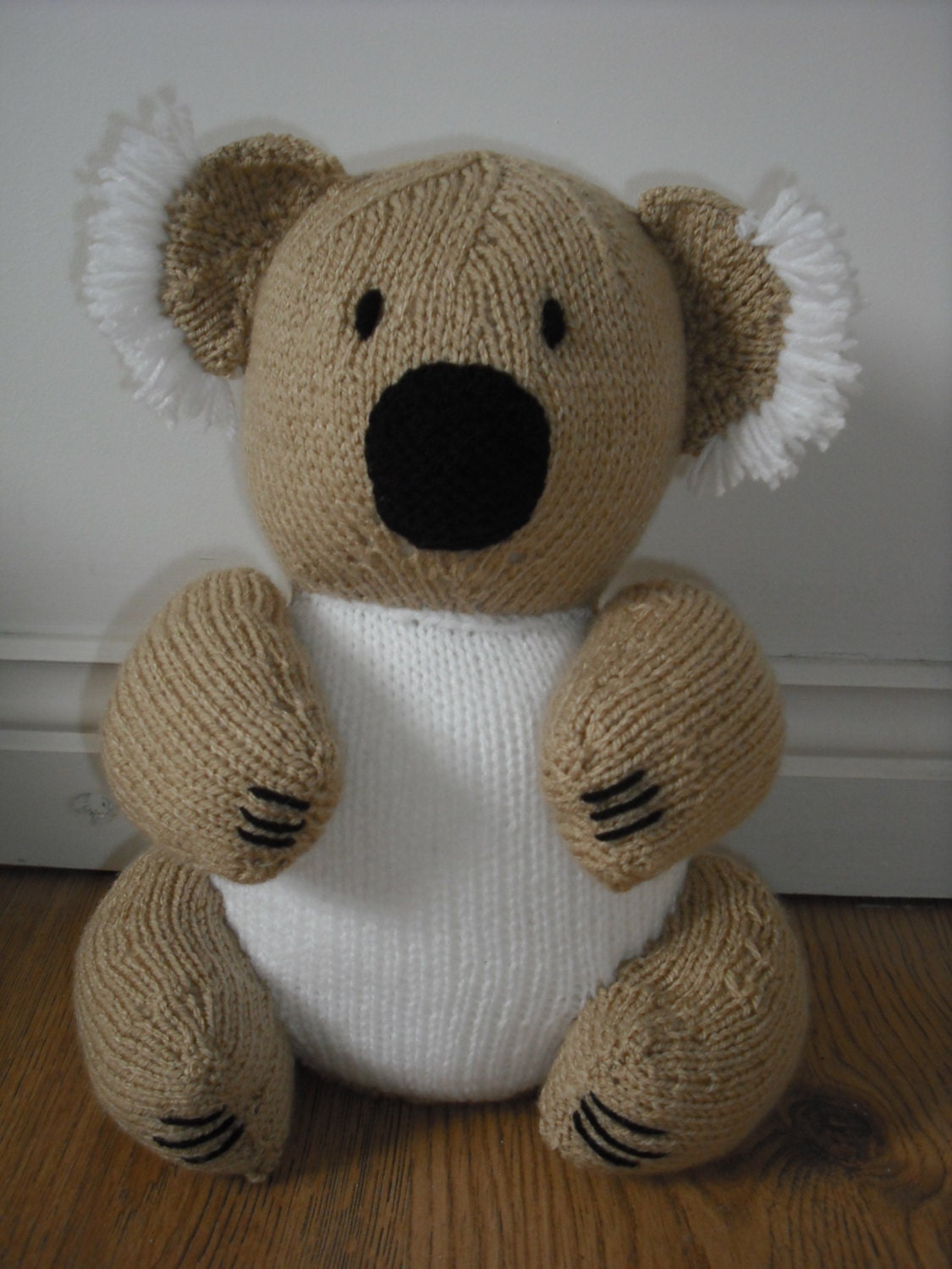 knitted koala toy