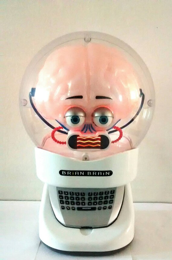 Vintage Brian the Brain voice controlled friend by redrummagesales